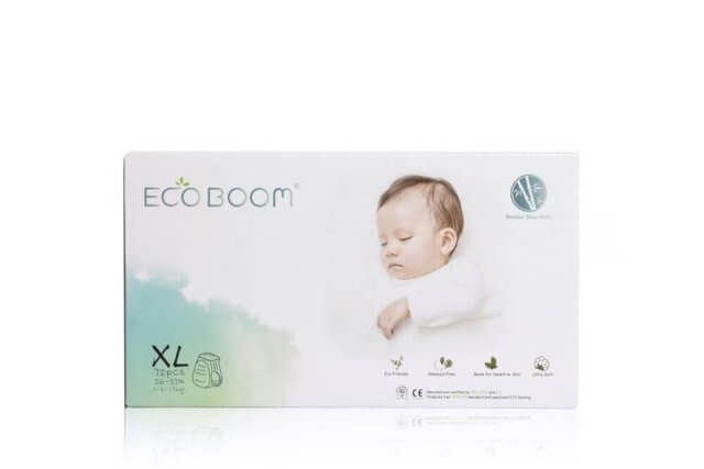 Бебешки Бамбукови Биоразградими Гащи Eco Boom Размер № 5 (12 - 17 Кг.)