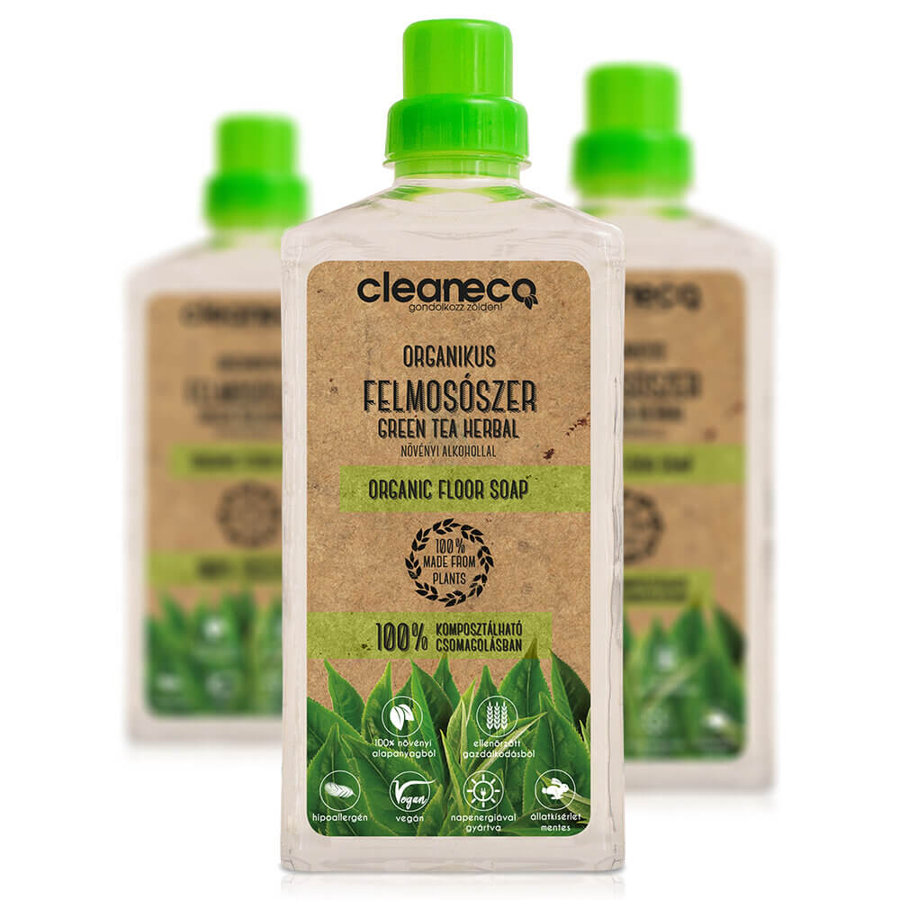 Почистващ Препарат За Под Със Зелен Чай 1Л - Clean Eco