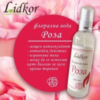 Органична флорална вода от роза 200 мл. - Lidkor