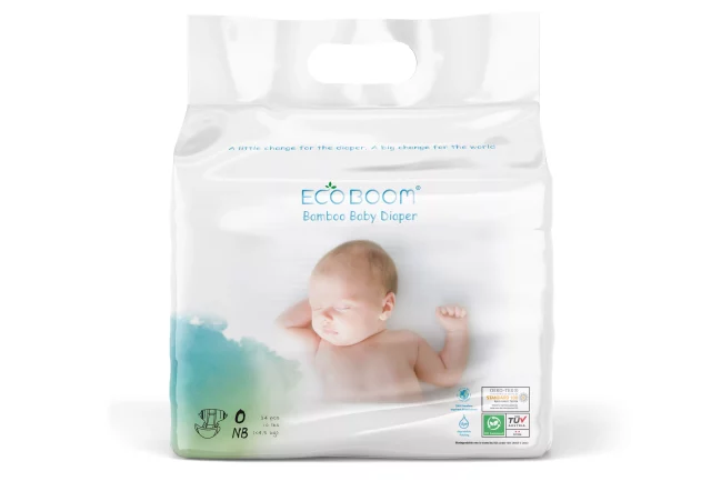 Бамбукови Памперси Eco Boom За Новородени - 2-4.5Kg