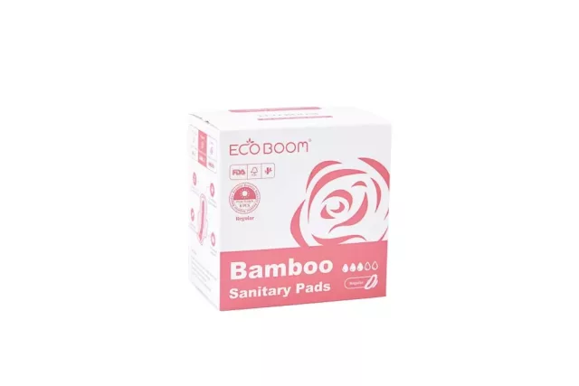 Бамбукови-Биоразградими-Дамски-Превръзки-Крилца-Дневни-Eco-Boom-8 Бр
