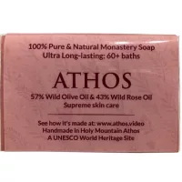 Био сапун с диво етерично розово масло Athos- 100 гр.
