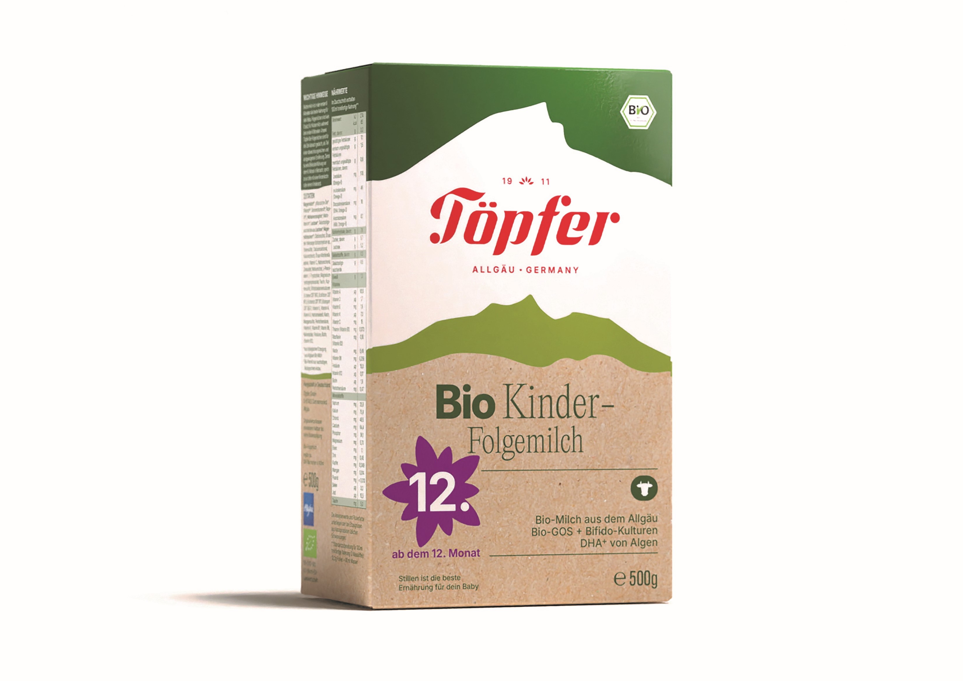 Lactana Kinder Био - Мляко За Малки Деца 12+М - 500 Гр.