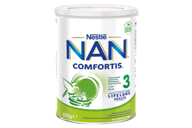 Nan Comfortis 3 Обогатена Млечна Напитка 12М+ 800 Гр.