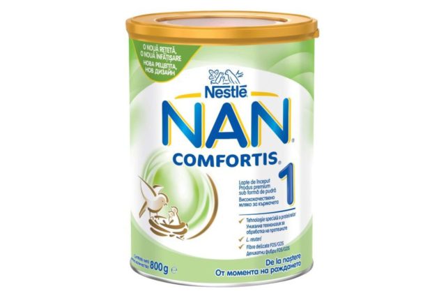 Nan Comfortis 1 Мляко За Кърмачета 0-6М. - 800Гр.