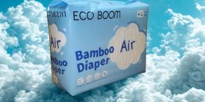 Eco Boom AIR – леки и дишащи бебешки пелени с бамбукова абсорбираща сърцевина 