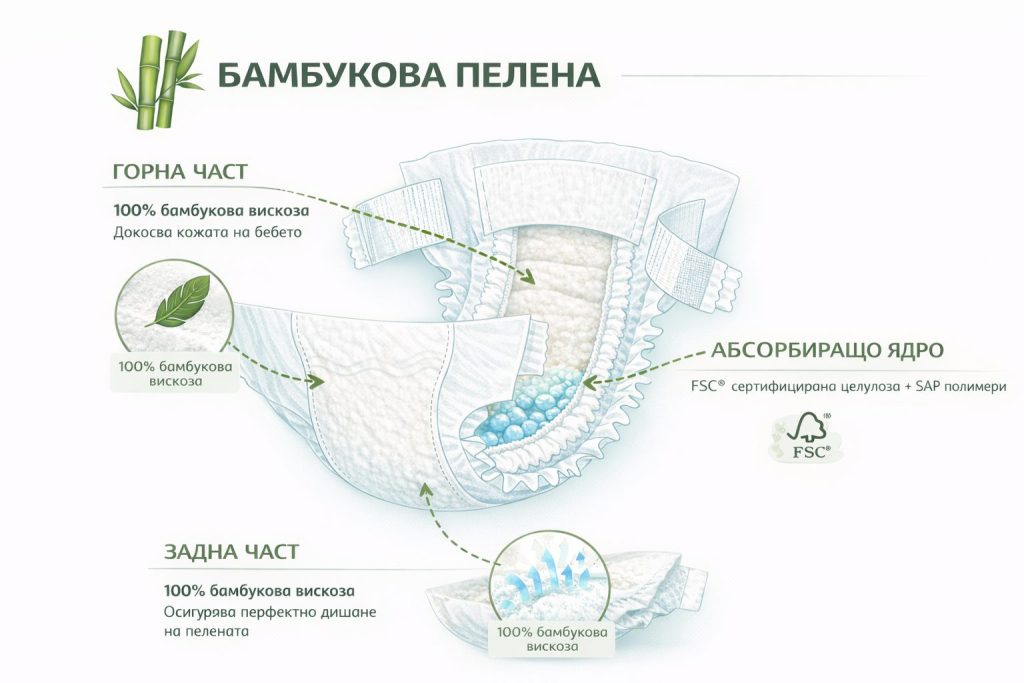 Бамбукови Пелени Eco Boom